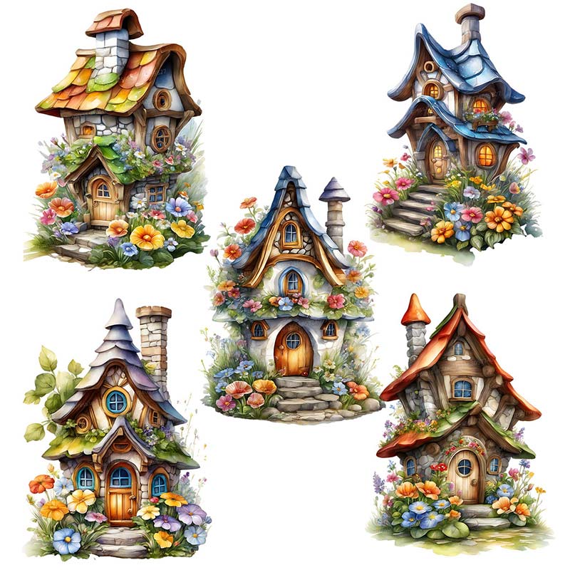 The Dwarf's House Wall Sticker - огляд і ціна Pvc Panel Background