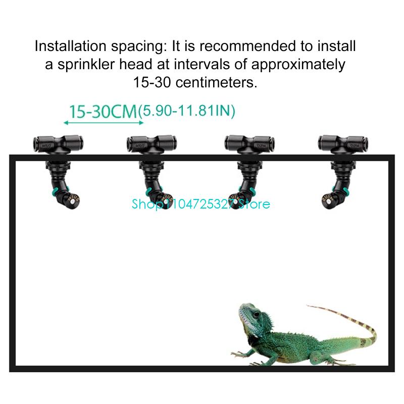 D8KF Rainforests Tanks Fog Spr - огляд і ціна Misting Nozzle Reptile