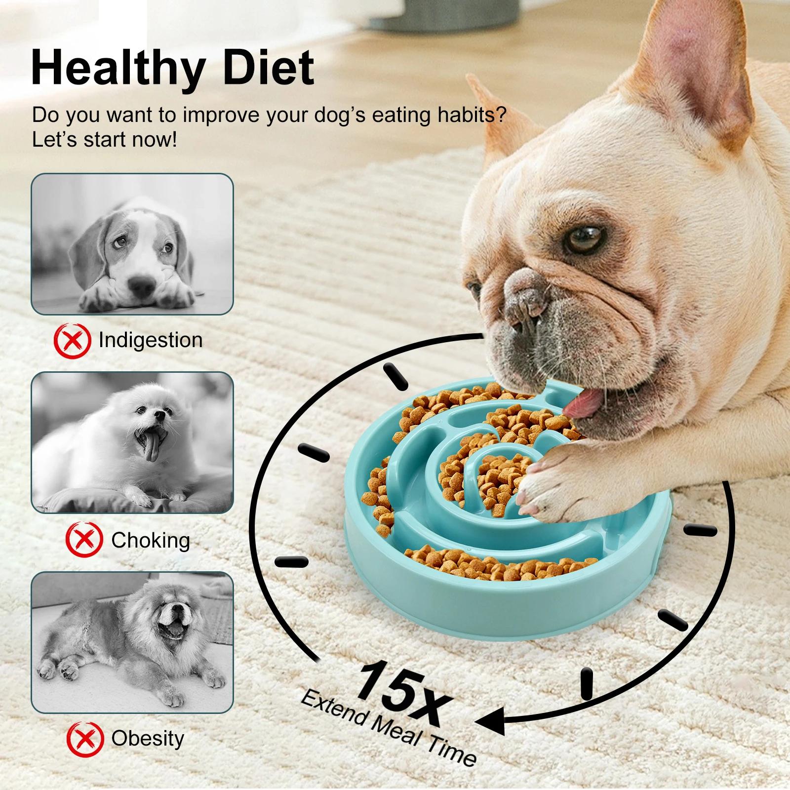 Pet Dog Slow Feeder Bowl Fun N - огляд і ціна Royal Canin Food Medium